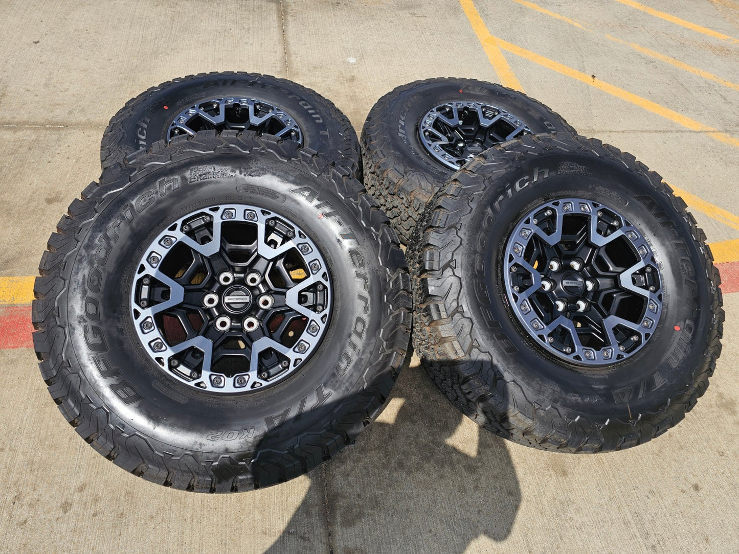 17" Ford F-150 Raptor R OEM BEADLOCK rims wheels 2025 2026 2027 BFG NEW