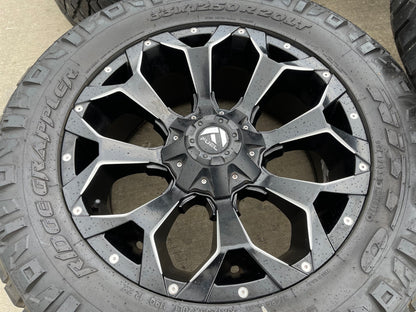 20" 20x9 FUEL Assault D546 Toyota Tundra TSS TRD wheels rims 5x139 5x150 NITRO