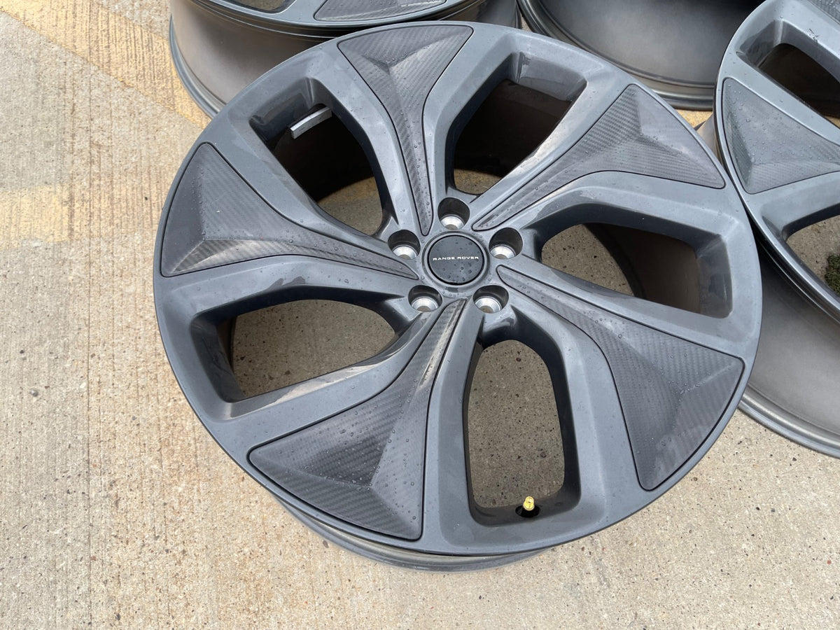 23" Land Rover Range CARBON OEM 72386 wheels rims SET 2025 2026 2027 NEW