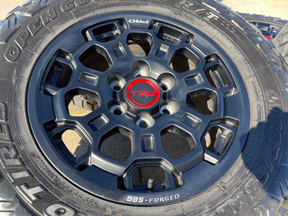 18" Toyota Tundra TRD BBS FORGED OEM 69195 95458 wheels rims Sequoia TOYO R/T
