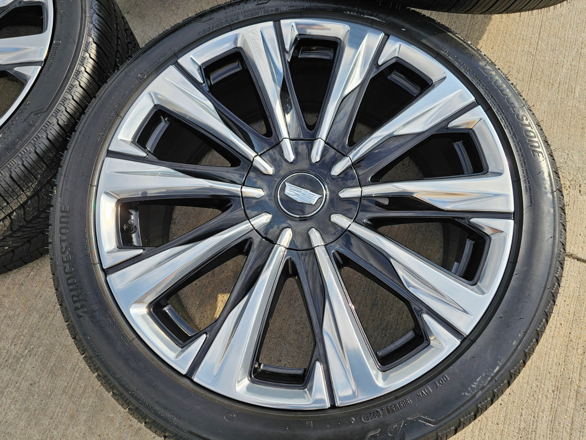 24" Cadillac Escalade PLATINUM OEM wheels rims V 2023 2024 2025 2026 2027 NEW