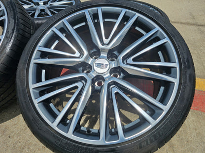 20" Cadillac CT5 CT5-V Platinum OEM 4843 wheels rims 2022 2023 2024 2025 2026