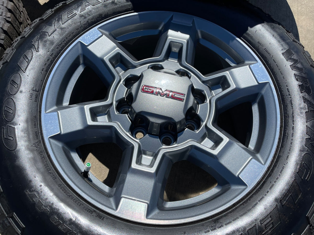 20" GMC Sierra AT4X 2500 3500 OEM wheels rims 94038 5188 Chevy Silverado SET NEW