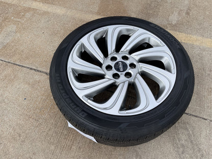 (1) 22" Lincoln Navigator BLACK LABEL OEM 10497 rim wheel 2022 2023 2024 HANKOOK