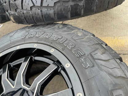 20x9 Fuel Vandal D627 Chevy Silverado Ford F-150 RAM wheels rims 6x139 6x135