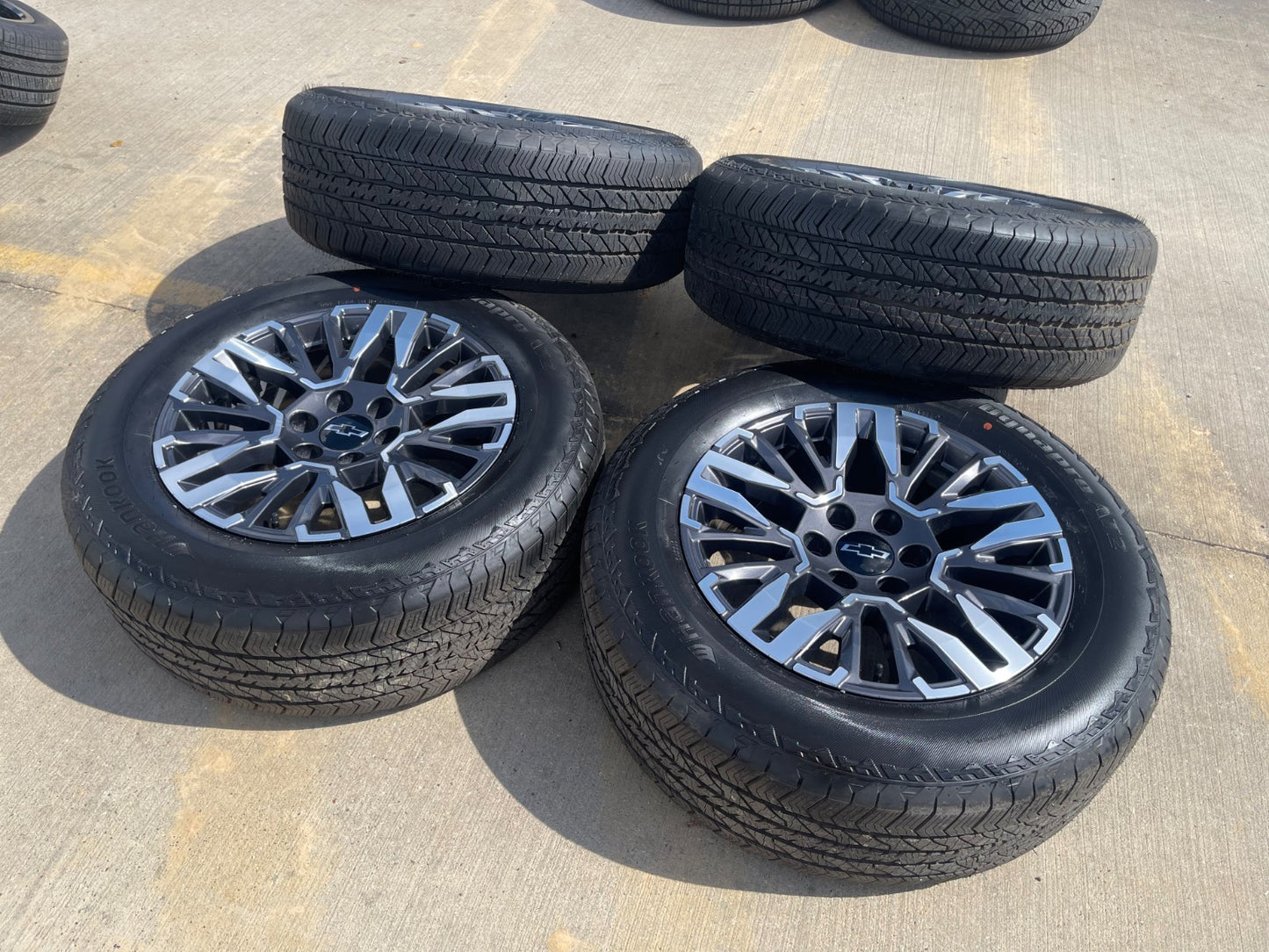 20" Chevy Silverado Z71 GMC Sierra Canyon OEM wheels rims 2025 2026 2027 SET NEW