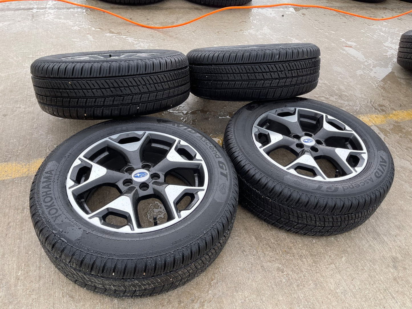 17" Subaru XV Crosstrek OEM 68855 wheels rims tires 2022 2023 2024 2025 2026