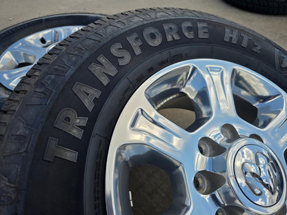 18" Ram 2500 3500 Laramie Power Wagon OEM wheels rims 2692 FIRESTONE H/T2 NICE