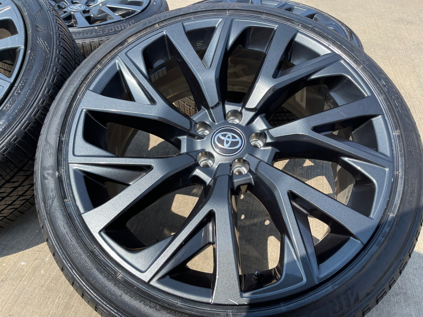 21" Toyota Crown OEM wheels rims Signia Camry Avalon Lexus BRIDGESTONE SET