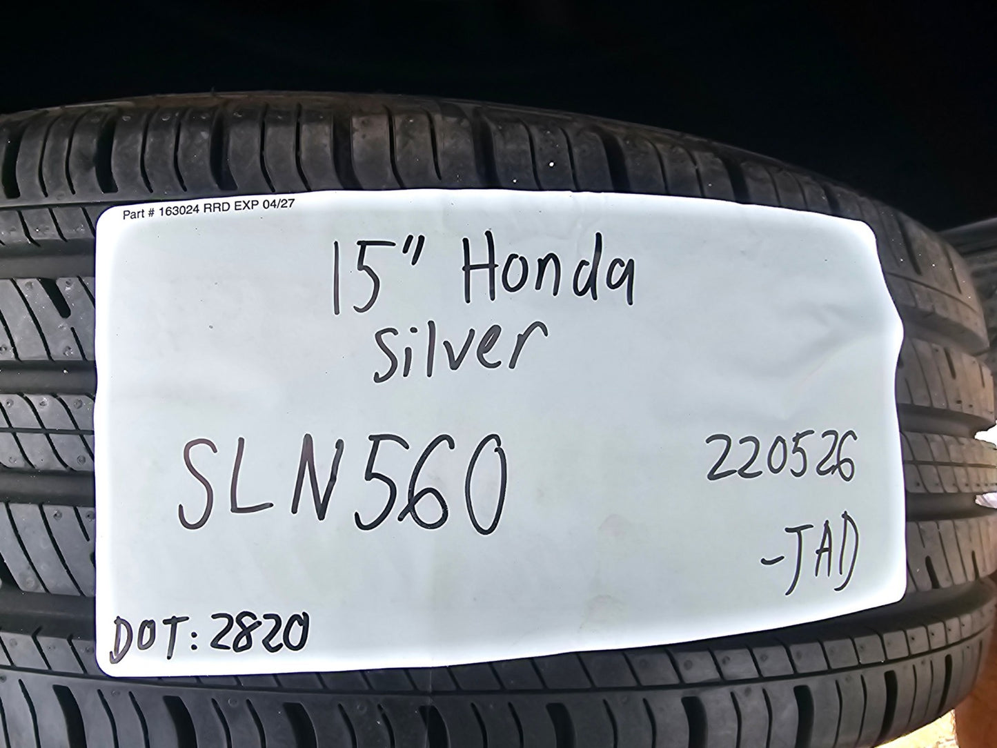 15" Honda FIT wheel rim OEM 63917 tire 2005 2006 2007 2008 2009 2010 IRONAMN NEW
