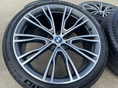 21" BMW X3 X4 OEM 86365 86368 Series Style 7261 wheels rims X3M X4M MICHELIN