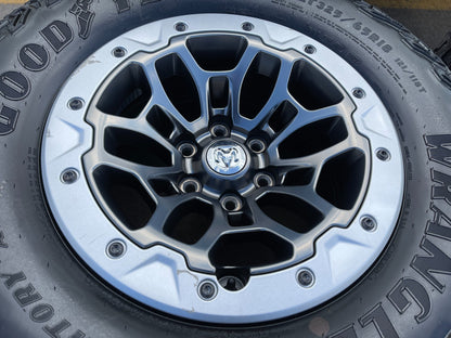 18" Dodge Ram 1500 TRX Beadlock OEM 2735 RHO wheels rims 2021 2022 2023 2024