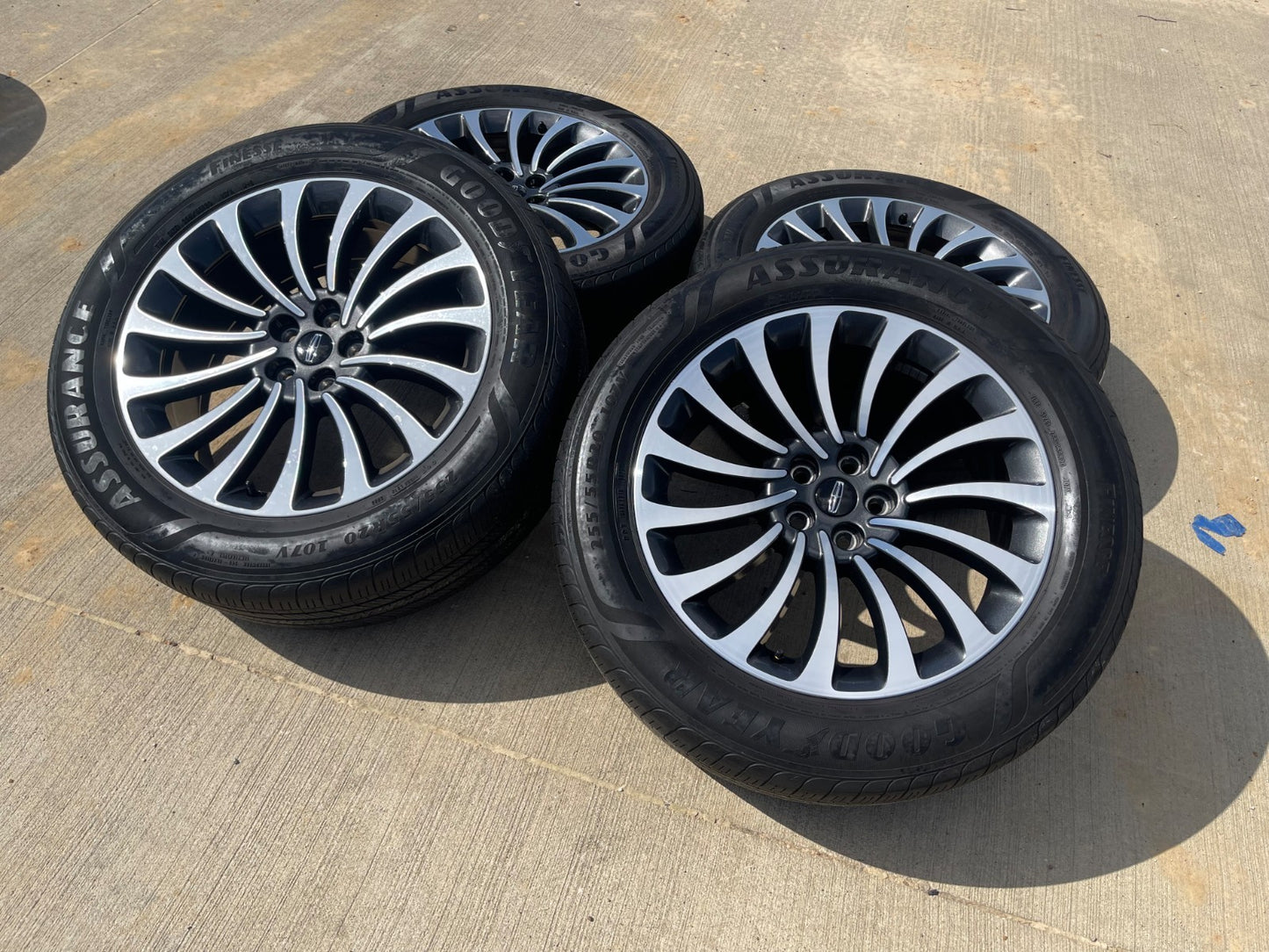 20" Lincoln Aviator OEM rims wheels 10189 Ford Explorer 2023 2024 2025 2026 SET