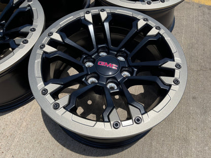 18" GMC Sierra Chevy Silverado OEM Beadlock wheels rims Canyon Colorado NEW