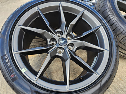19" Ford Mustang GT Dark Horse OEM 95839 95840 wheels rims 2025 2026 2027 NEW