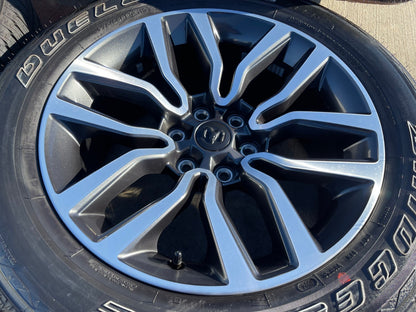 20" Dodge Ram 1500 OEM Laramie Long Horn wheels rims tires 2024 2025 NEW
