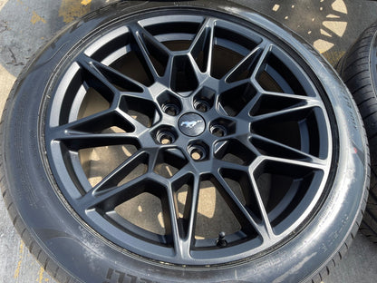 19" Ford Mustang GT Track Pack OEM 10600 10603 wheels rims BLACK 2026 2027 NEW