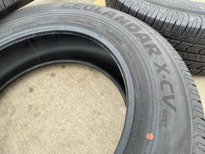 (4) 265/60/20 Yokohama Geolander X-CV tires NEW Sierra Tundra Silverado
