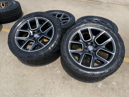 22" Dodge Ram 1500 OEM LIMITED Laramie wheels rims 2725 2684 NITTO 33"
