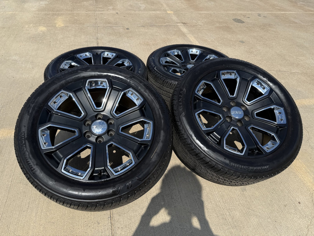 22" GMC Sierra Yukon Tahoe Escalade OEM Replica 5660 wheels rims tires SET
