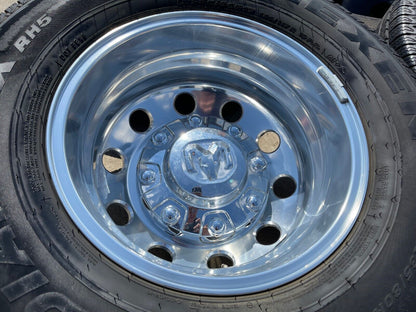 17" Dodge Ram 3500 Dually Laramie 8x200 wheels rims 2701 2702 OEM 2022 2023 2024