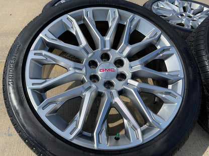 24" GMC Yukon Sierra Denali Chevy Tahoe SET OEM 10067 wheels rims 2026 2027 SET