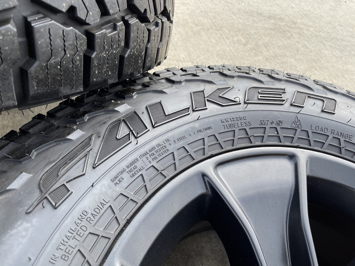 (5) 17" Jeep Wrangler Rubicon OEM 96226 wheels rims Gladiator FALKEN A/T3 NEW