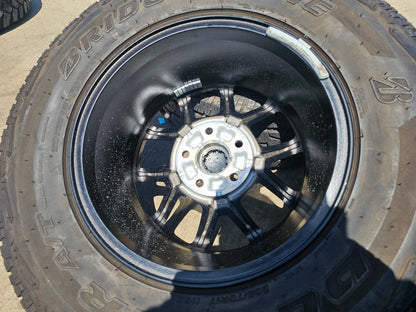 17" Jeep Wrangler Rubicon OEM wheels rims Gladiator tires A/T 2024 2025 NEW