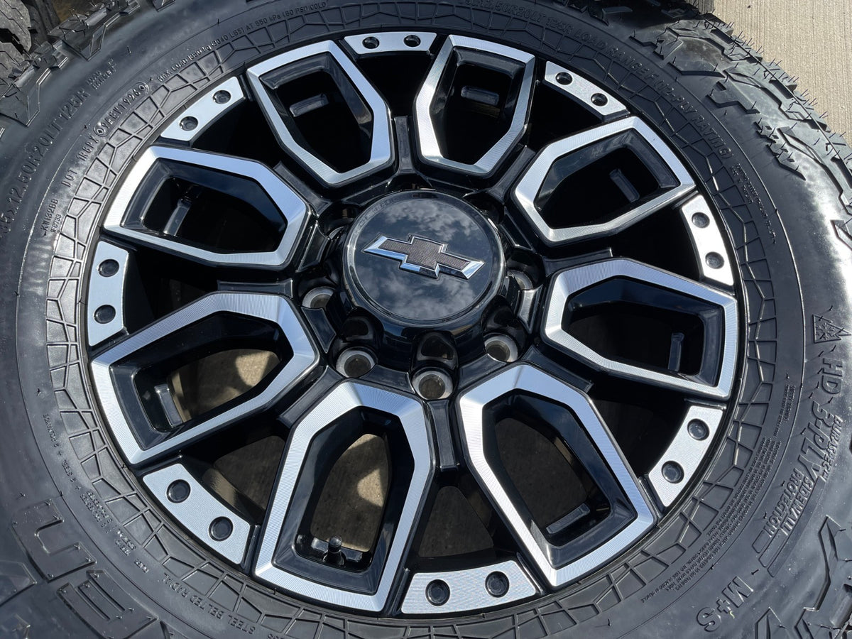 20" Chevy Silverado ZR2 GMC AT4X 2500 3500 OEM wheels rims SET FALKEN 35" NEW