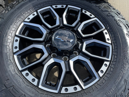 20" Chevy Silverado ZR2 GMC AT4X 2500 3500 OEM wheels rims SET FALKEN 35" NEW