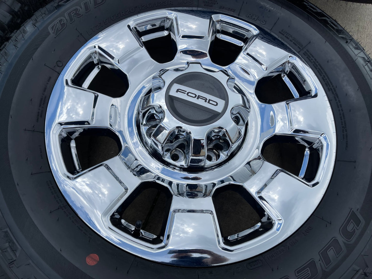 20" Ford F-250 F-350 OEM KING RANCH 10295 25085 10552 chrome wheels rims SET NEW