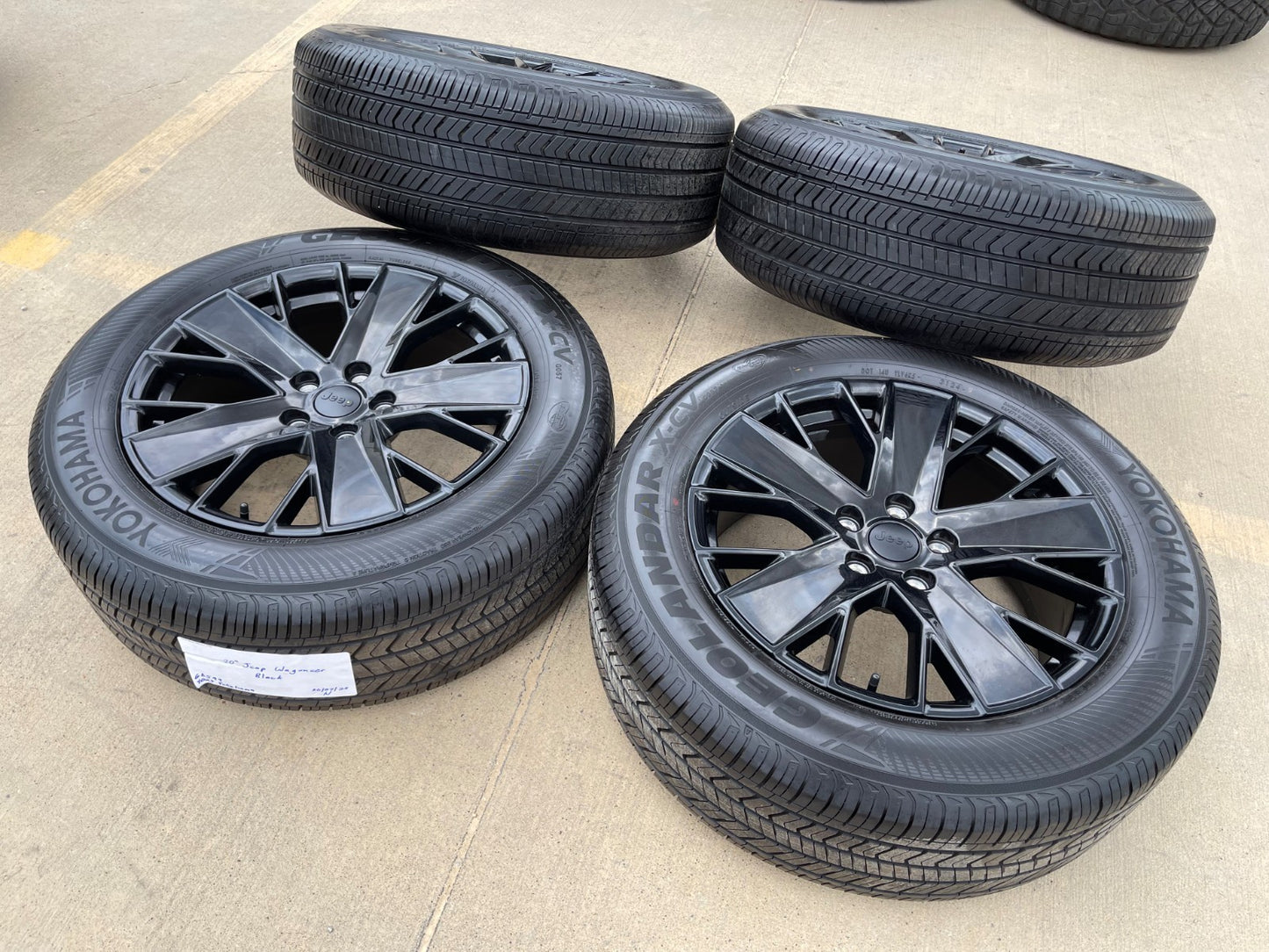 20" Jeep Grand Cherokee L OEM wheels rims Durango SET 2024 2025 2026 2027 NEW