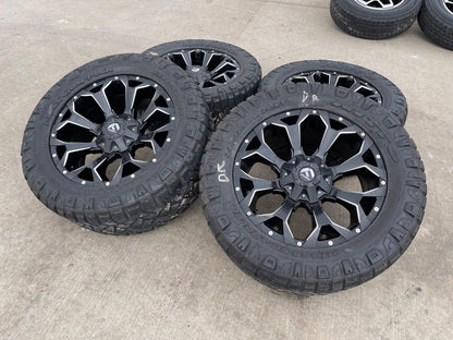 20" 20x9 FUEL Assault D546 Toyota Tundra TSS TRD wheels rims 5x139 5x150 NITRO