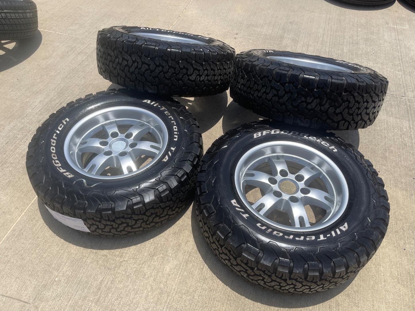 17" Toyota FJ Cruiser BBS TRD PRO 4Runner Tacoma OEM wheels rims BFG KO2 A/T NEW