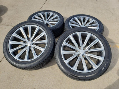 22" Jeep Grand Wagoneer OEM SERIES 3 wheels rims 95298 Dodge Ram 1500 tires