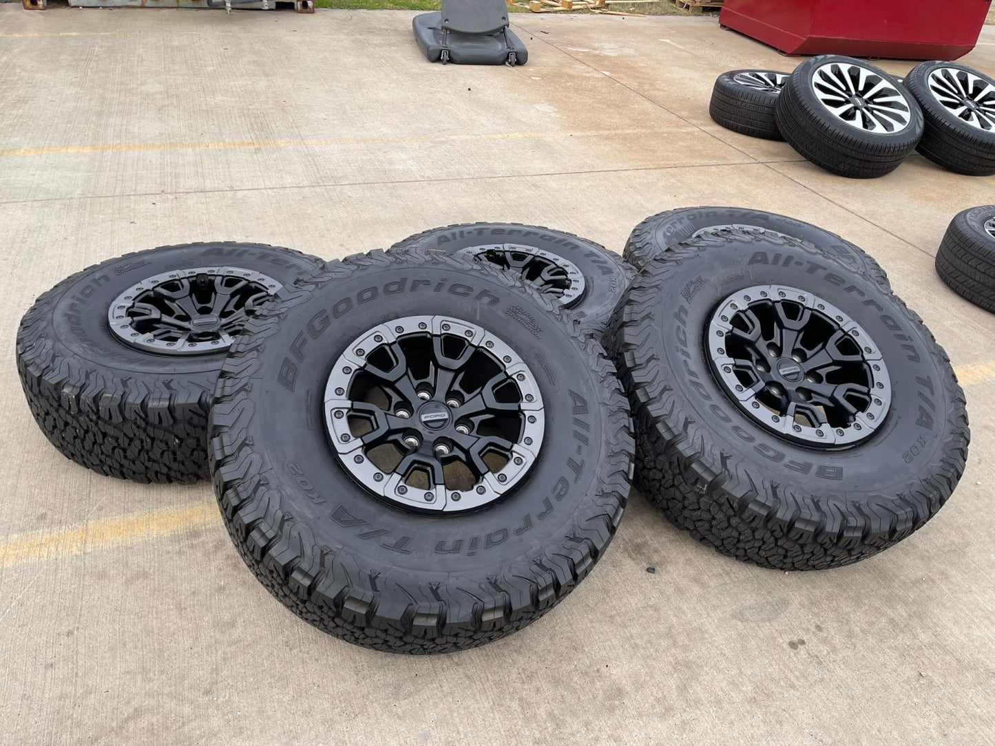 17" Ford F-150 Raptor Bronco R OEM BEADLOCK 51222 rims wheels 2025 2026 NEW 37"