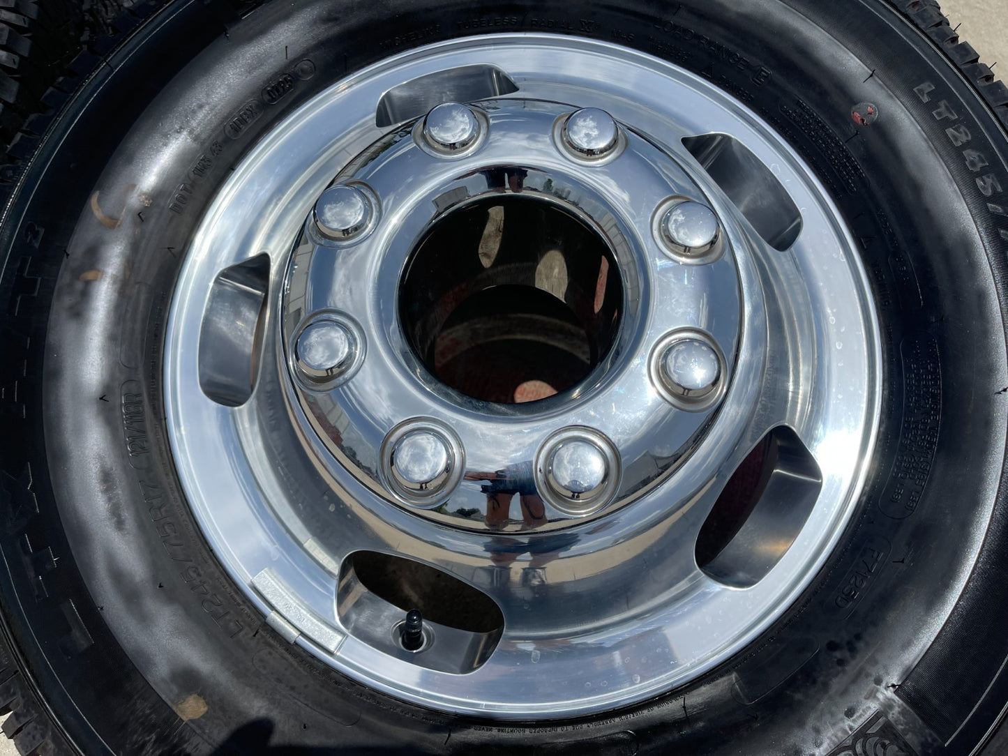 17" Ford F-350 Dually OEM 14077 14078 rims wheels 2024 2025 Michelin A/T NEW