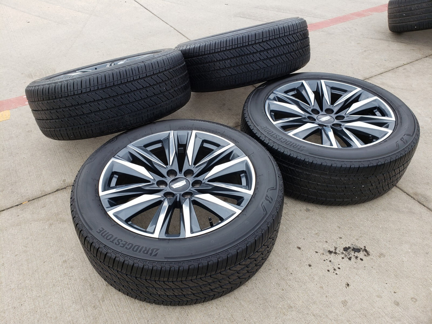 NEW 22" Cadillac Escalade OEM wheels rims 95028 4869 GMC Sierra SET 1999-2027