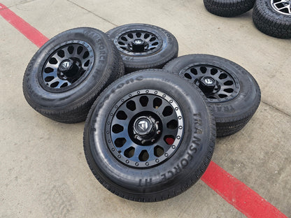 18" FUEL Vector D579 Dodge Ram 2500 3500 wheels rims SET FIRESTONE