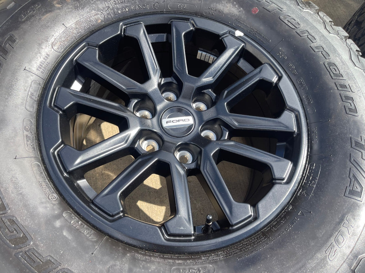 17" Ford F-150 Raptor OEM 10611 rims wheels Bronco SET 2026 2027 BFG 35" NEW