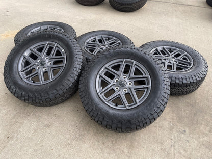 17" Jeep Wrangler Rubicon OEM wheels rims 9324 Gladiator 2025 2026 SET NEXEN NEW