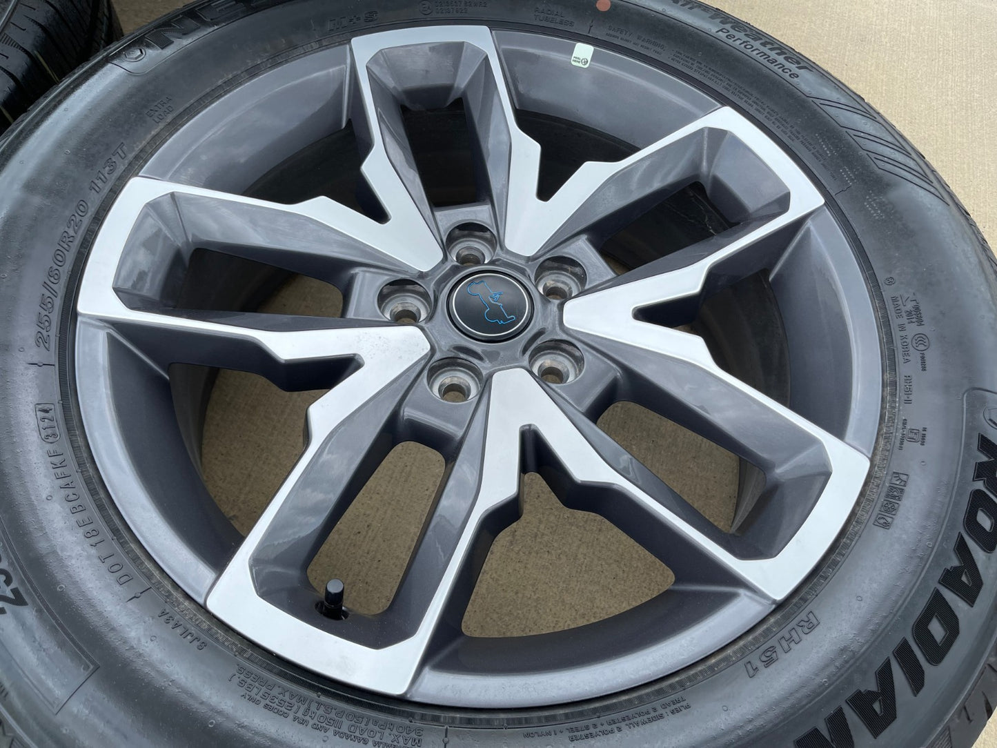 20" Jeep Wrangler Rubicon 4XE OEM 9333 wheels rims Gladiator 2024 2025 2026 NEW