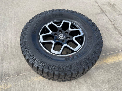 18" Ford Bronco wheel rim 95213 10389 Ranger spare GOODYEAR TERRITROY AT 35" NEW
