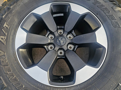 18" Dodge Ram 1500 Rebel Black OEM 2671 wheels rims TOYO A/T3 35"