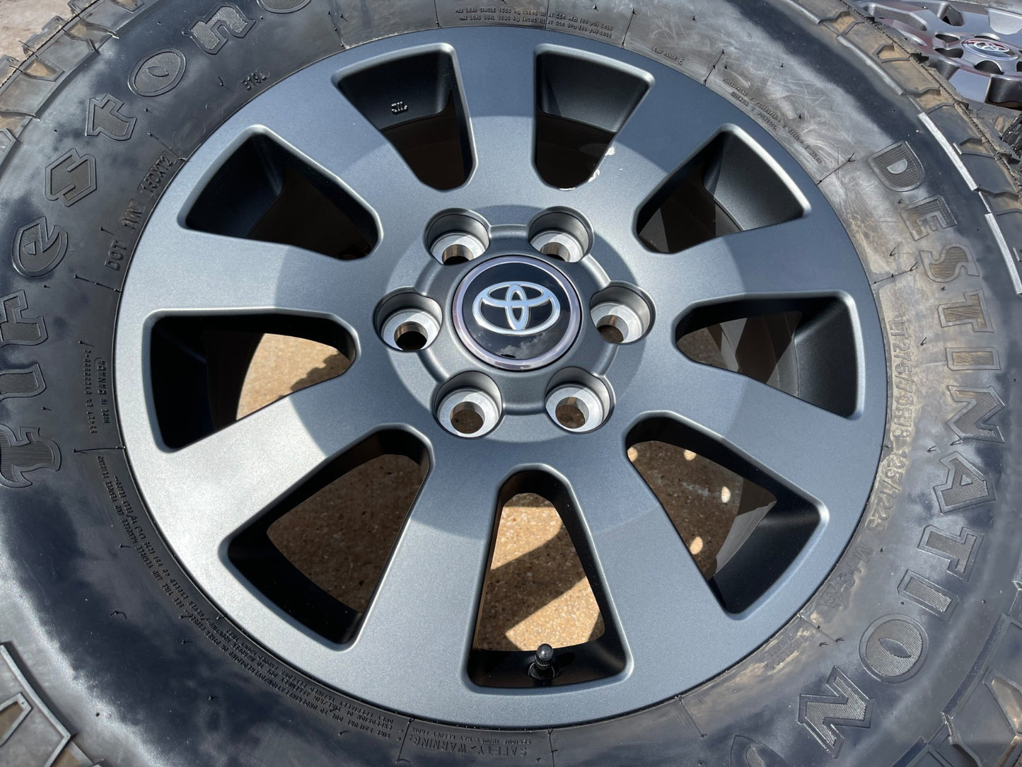 18" Toyota Land Cruiser OEM wheels rims 95952 Tundra Sequoia FIRESTONE X/T
