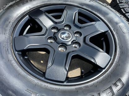 (4) 17" Ford Bronco wheels rims 95292 10383 SASQUATCH Ranger 2023 2024 2025 NEW