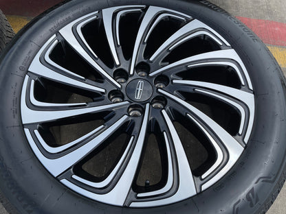 22" Lincoln Navigator OEM 10666 rims wheels BLACK LABEL BRIDGESTONE NEW