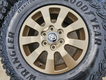 18" Toyota Land Cruiser OEM TRD wheels rims 95952 SET Tundra Sequoia BRONZE NEW