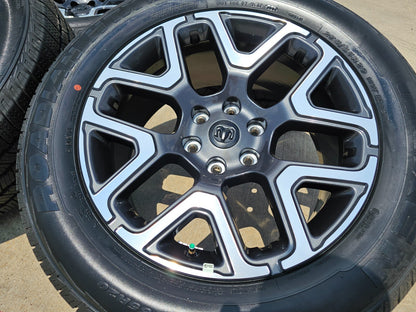 20" Dodge Ram 1500 OEM Laramie wheels rims tires 68583860AA 2024 2025 NEW