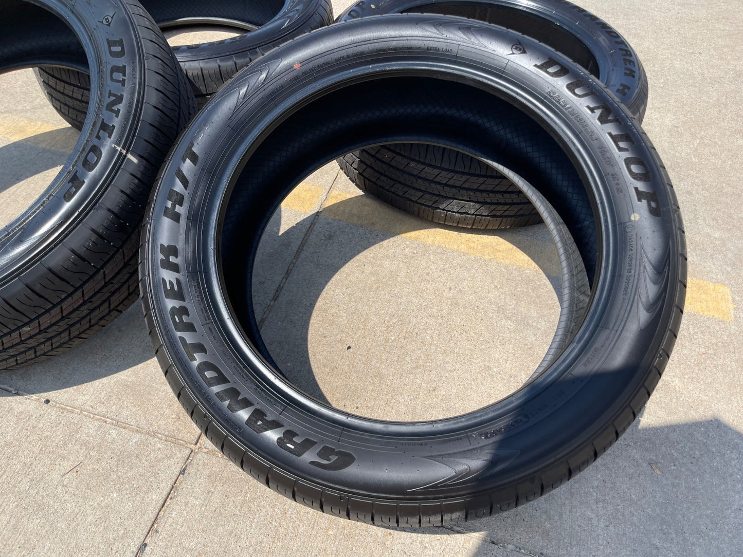 (4) 265/50/22 Dunlop Grandtrek H/T31 tires SET M+S 265/50R22 LX600 GX550 NEW
